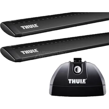Příčník na automobil Střešní nosiče Mercedes GLE C292 2015-2019 Kupé (na montážní body) • WING EVO černé • Thule