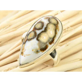 Prsten Prsten jaspis oceánový Ag 925/1000 vel.55 6,7g