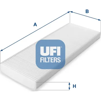 Ventilátor topení a klimatizace Filtr, vzduch v interiéru UFI 53.014.00