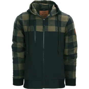 Pánská softshellová bunda FOSTEX Bunda dřevorubecká černo/zelená kostkovaná Lumbershell Jacket Fostex® Velikost: S