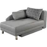 Pohovka ROY-SE šedá nadčasový s nožičkami click-clack systém pro 2 osoby