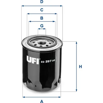 Olejový filtr Olejový filtr UFI 23.297.00