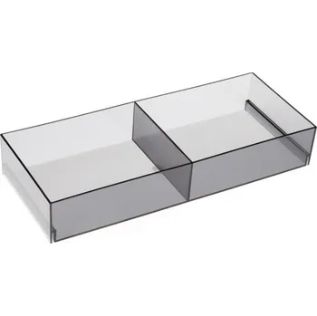 Organizace kuchyně In-Design Plastový koupelnový organizér černý Šířka organizéru (mm): 120