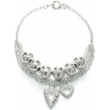 Náhrdelník Folli Follie Dámský náhrdelník Folli Folly 1N0F027 (30 cm)