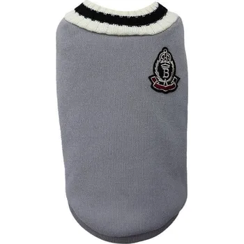 Obleček pro psa Pletený svetr pro psa Unreal B L šedý