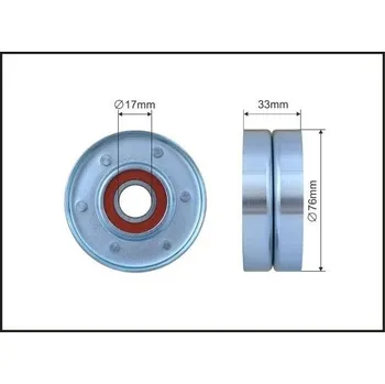 Vratná/vodicí kladka, klínový žebrový řemen CAFFARO 500289