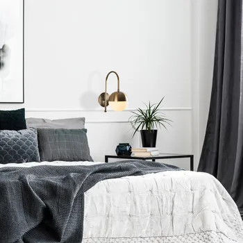 Obraz ASIR Nástěnné osvětlení KARSOR zlatá bílá