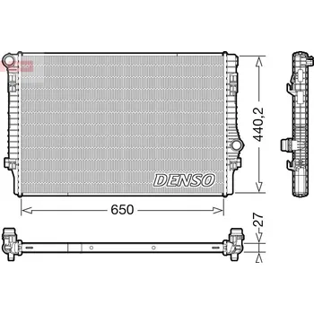 Chladič motoru Chladič, chlazení motoru DENSO DRM32049
