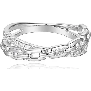 Prsten Prsten SILVERINO se zirkony 8488-56