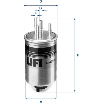 Palivový filtr Palivový filtr UFI 24.459.00