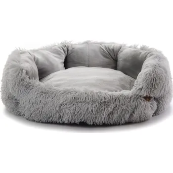 Pelíšek pro psa JK ANIMALS Yetti 61 x 61 x 17 cm, šedý