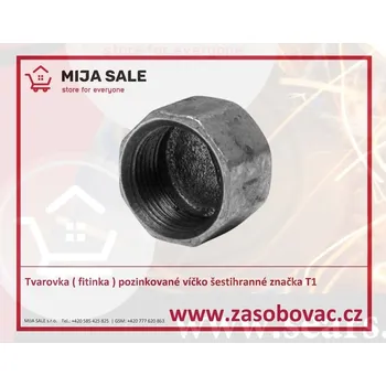 Fitinka 300 F - 1" Tvarovka ( fitinka ) pozinkované víčko šestihranné značka T1