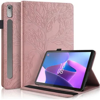 Pouzdro na tablet VSECHNONAMOBIL 52147 ART TREE Zaklápěcí pouzdro Lenovo Tab P11 Pro Gen 2 růžové