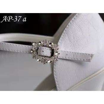 Dámské lodičky Svatební boty na zakázku - aplikace č. 37 - OZDOBNÉ ZAPÍNÁNÍ - více typů Varianty: Varianta A