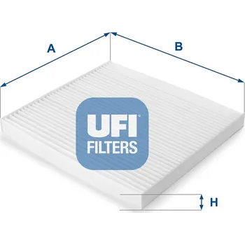 Ventilátor topení a klimatizace Filtr, vzduch v interiéru UFI 53.215.00