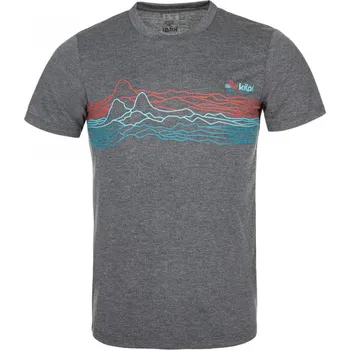 Pánské outdoorové triko Kilpi Garove-M Tmavě šedá XS