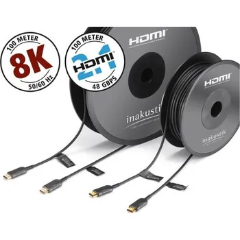 Audio kabel Optický HDMI 8K OPTICAL HDMI 2.1 8K, IN-AKUSTIK 5 m