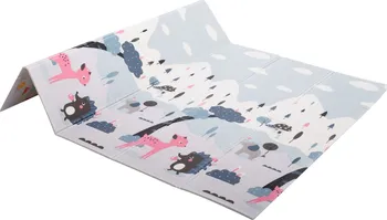 Hrací deka KiK Vzdělávací podložka pro děti ulice/les 177 x 198 x 0,8 cm