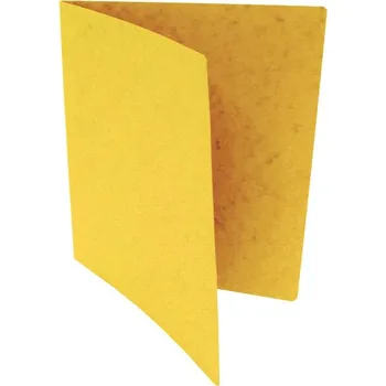 Desky papírové A4, 250, bez klop, prešpán, žlutá