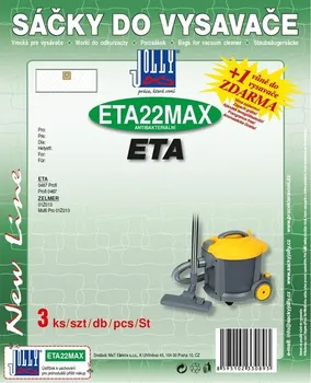 Sáček do vysavače Jolly ETA22 MAX 29 x 76 cm 3 ks