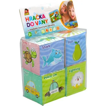 vodní stůl MADE Kostky do vody, 7 x 7 x 7 cm 4 ks