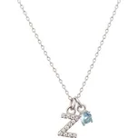 Stříbrný náhrdelník s písmenem Z