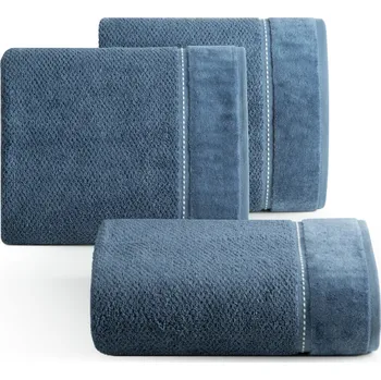 Ručník BAVLNĚNÝ RUČNÍK SALADO 70X140 CM MODRÁ