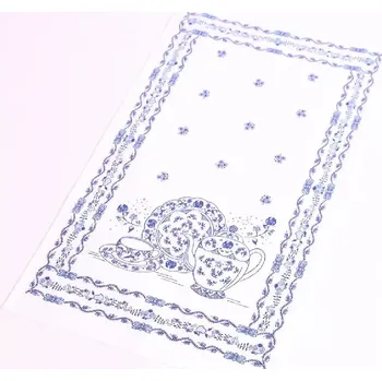 Utěrka BAVLNĚNÁ TIŠTĚNÁ UTĚRKA S CIBULOVÝM VZOREM Nádobí