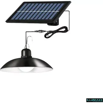 Zahradní dekorace Svítidlo venkovní solární SOLAR HIGHBAY 1,8W se soumrakovým čidlem a dálkovým ovladačem (zdroj světla LED studená bílá 6500K)