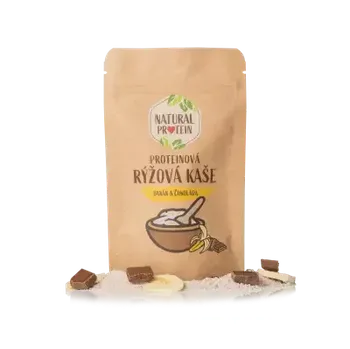 NaturalProtein Proteinová rýžová kaše - Banán a čokoláda, 60g
