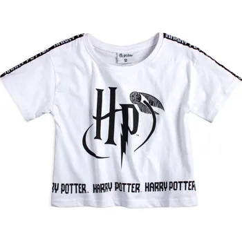 Dívčí crop tričko HARRY POTTER bílé Velikost: 164