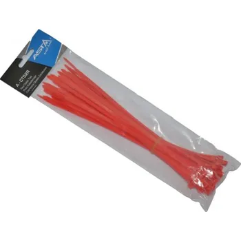 Stahovací páska Asta Stahovací pásky červené 5x250mm 50ks A-CT52R