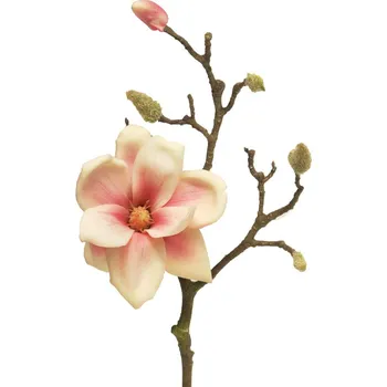 umělá květina Umělé květina, Magnolie - Magnolia pick Lara růžová 45cm