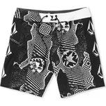 Plavky Volcom Lido Iconic Mod 19 Black White 32