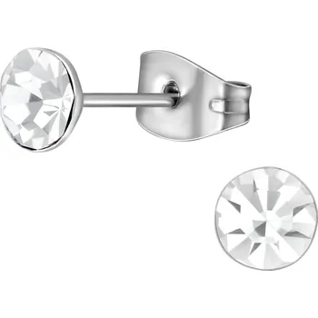 Náušnice Dámske náušnice z chirurgickej ocele CRYSTALE
