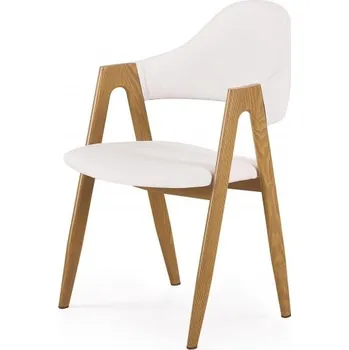 Nábytek Halmar Jídelní židle / křeslo K247 bílé