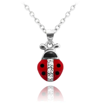 Souprava šperků MINET Stříbrný náhrdelník BERUŠKA vykládaná zirkony JMAD0001SN38