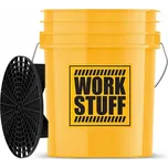 Work Stuff Kbelík s ochrannou vložkou Wash Bucket + Grit Guard, 20 litrů, žlutý