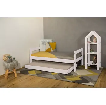 Dětská postel MAXIDO Česká dětská postel Vigo s přistýlkou 160x80 bílá (Český výrobek)