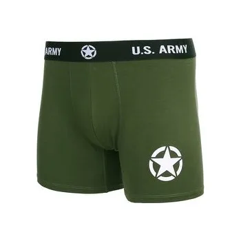 Pánské termoprádlo Trenýrky Boxer US Army ZELENÉ vel.M