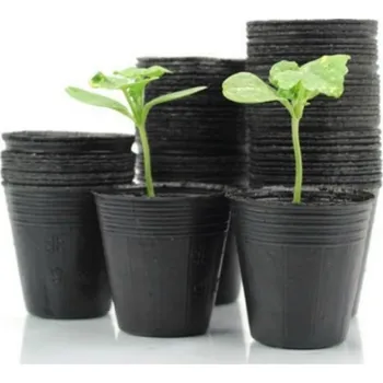 Sadbovač Pěstební sadbové květináče černé 9 x 6,5 x 7,6 cm 100 ks
