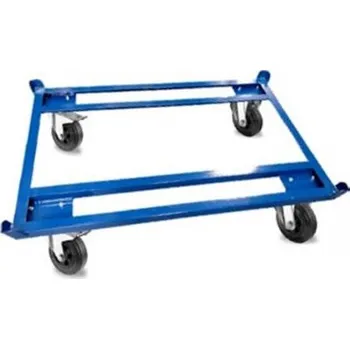 Plošinový vozík Podvozek pod EURO paletu - Kolečka ø 200 mm