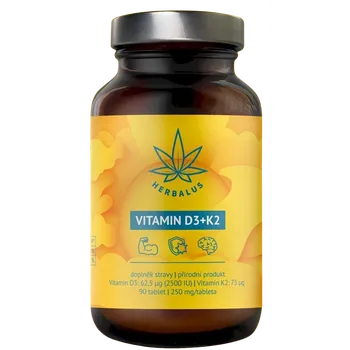 Herbalus Vitamin D3 + K2 90 tbl.