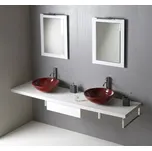 AVICE deska pod umyvadlo 210x50cm, tl.5cm, dub starobílý