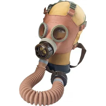 Kapota ACR Plynová maska dětská DM1 DM-1 Československo ČSLA 1969 s novým filtrem