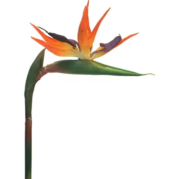 umělá květina Umělá květina, Strelitzia malá oranžová V84cm