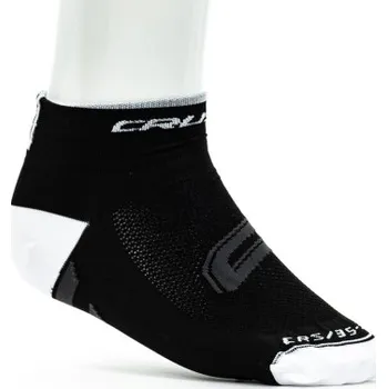 Dámské ponožky Cyklistické ponožky CRUSSIS, černo/bílé 35-38