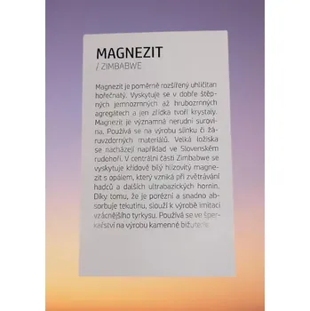 Kartička k MAGNEZITU