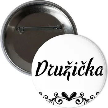 Odznáček s potiskem Placka Družička - tým nevěsty