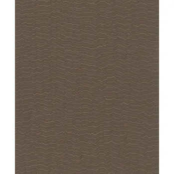 Tapeta Hnědá vliesová tapeta na zeď, vlnky, BZ3408, Belize, Grandeco